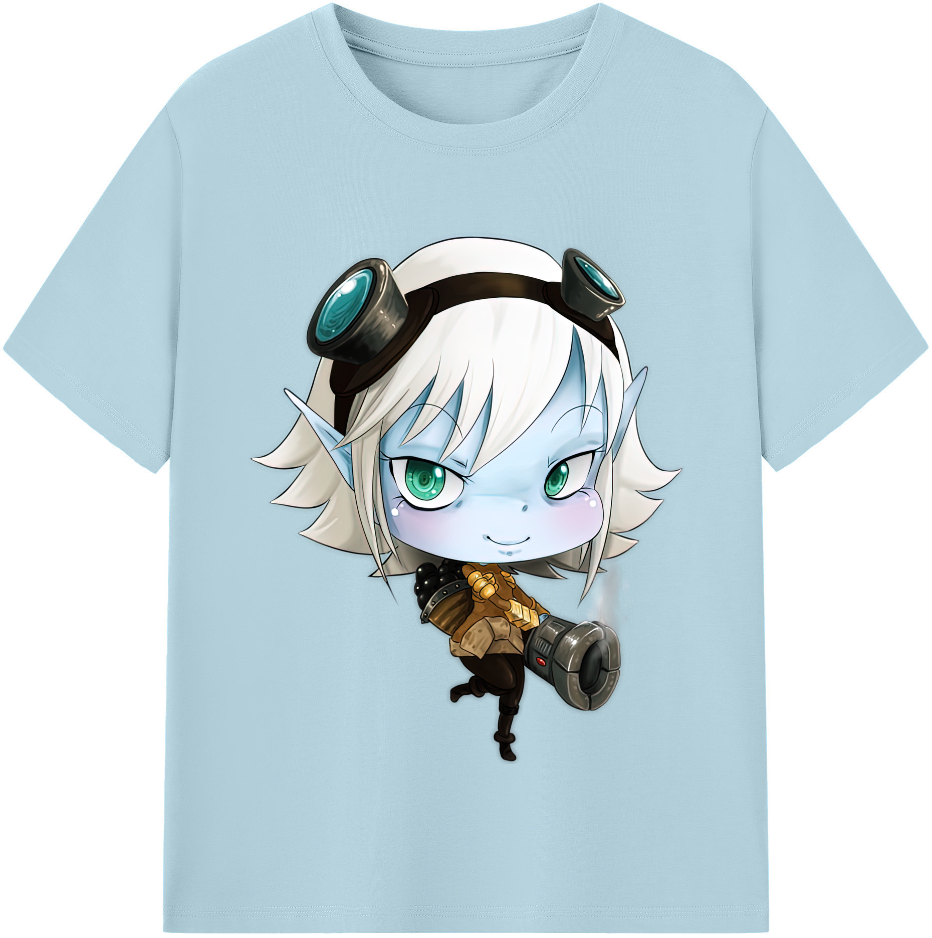 リーグ・オブ・レジェンド League of Legends LOL 綿100％半袖Tシャツ（フロントプリント）
